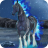 icon Horse with fiery mane 2.2