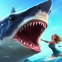 icon Angry White Shark Hunting Game
