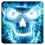 icon Neon Skull FBI Live Wallpaper untuk BLU S1