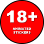 icon 18+ Animated Stickers For WhatsApp untuk amazon Fire HD 10 (2017)