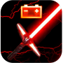 icon Lightsaber Wars Battery Widget - Force of Stars untuk tecno W1