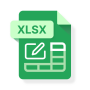 icon Edit XLSX Spreadsheets Reader untuk Samsung Galaxy J1 Ace(SM-J110HZKD)