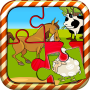 icon Puzzle Game Farm Animals