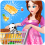 icon Pregnant Mom Food Shopping untuk BLU Studio Pro