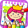 icon Princess Coloring Book & Games untuk sharp Aquos R