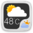 icon BlackTransparent Style GO Weather EX 1.1