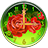 icon Roses Clock Widget 2.2