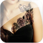 icon Butterfly Flower Tattoo Designs Images untuk itel A44