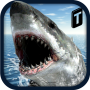 icon Crazy Shark 3D Sim untuk Micromax Canvas Fire 5 Q386