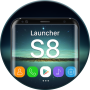 icon S8 Launcher - Launcher Galaxy untuk oppo A3