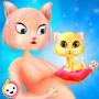 icon My Newborn Baby Kitten Games untuk Samsung Galaxy Tab 4 7.0