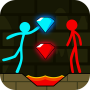 icon Red and Blue Stick: Animation