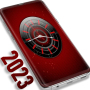 icon New 2021 Red Clock Live Wallpaper