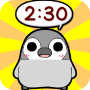 icon Pesoguin Clock Widget -Penguin untuk Texet TM-5571