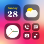icon Color Widgets, Theme: iWidgets untuk Samsung Google Nexus 10 P8110