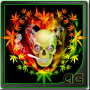 icon Skull Smoke Weed Magic FX untuk sharp Aquos R