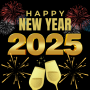 icon Happy New Year 2025 untuk Panasonic P95
