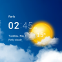 icon Transparent clock and weather untuk Inoi 6