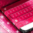 icon Pink Keyboard Fancy Theme 1.279.13.93