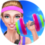 icon Gym Girl: Fitness Beauty Salon untuk Micromax Canvas Spark 2 Plus