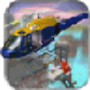 icon Police Helicopter Rescue Alert