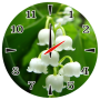 icon Lily Of The Valley Clock