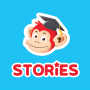 icon Monkey Stories:Books & Reading untuk LG X Skin
